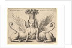 Sphinx with Two Bodies, 1652 by Wenceslaus Hollar