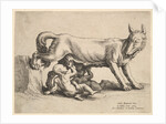 Romulus and Remus, 1652 by Wenceslaus Hollar
