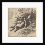 Infant Hercules asleep, 1625-77 by Wenceslaus Hollar