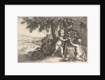 The River God and the Boys, 1625-77 by Wenceslaus Hollar