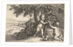 The River God and the Boys, 1625-77 by Wenceslaus Hollar