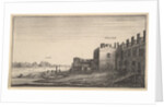 A view of Lambeth Palace from the river at Whitehall Stairs, 1625-77 by Wenceslaus Hollar