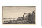 A view of Lambeth Palace from the river at Whitehall Stairs, 1625-77 by Wenceslaus Hollar