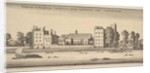 Palatium Archiepiscopi Cantuariensis propae Londinum vulgo Lambeth Hous by Wenceslaus Hollar