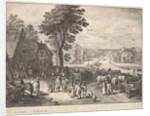 The Straight Canal, 1650 by Wenceslaus Hollar