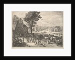 The Straight Canal, 1650 by Wenceslaus Hollar