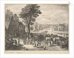 The Straight Canal, 1650 by Wenceslaus Hollar