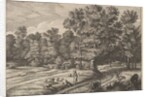 Shepherds in a Forest, 1648-50 by Wenceslaus Hollar
