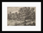 Shepherds in a Forest, 1648-50 by Wenceslaus Hollar