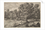 Shepherds in a Forest, 1648-50 by Wenceslaus Hollar