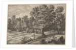 Shepherds in a Forest, 1648-50 by Wenceslaus Hollar