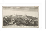 Prospect of the inner part of Tangier, with the upper Castle, from South-East, 1669-73 by Wenceslaus Hollar
