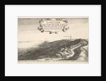 Prospect of ye North side of Tangier regarding the mayne Sea from the hill as you come …, by 1673 by Wenceslaus Hollar