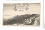 Prospect of ye North side of Tangier regarding the mayne Sea from the hill as you come …, by 1673 by Wenceslaus Hollar