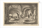 Roman remains at Tivoli, 1673 by Wenceslaus Hollar