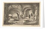 Roman remains at Tivoli, 1673 by Wenceslaus Hollar