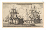 Naues Mercantoriæ Hollandicæ, vulgo VLIETEN, 1647 by Wenceslaus Hollar