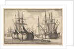 Naues Mercantoriæ Hollandicæ, vulgo VLIETEN, 1647 by Wenceslaus Hollar