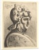 Helmeted Head, 1645 by Wenceslaus Hollar