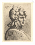 Helmeted Head, 1645 by Wenceslaus Hollar