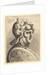 Helmeted Head, 1645 by Wenceslaus Hollar