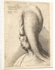 Bust of a deformed old woman with one tooth, facing left, 1665 by Wenceslaus Hollar