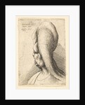 Bust of a deformed old woman with one tooth, facing left, 1665 by Wenceslaus Hollar