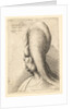 Bust of a deformed old woman with one tooth, facing left, 1665 by Wenceslaus Hollar