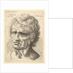 Head of a man with serious expression, 1625-77 by Wenceslaus Hollar