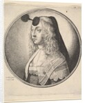 Woman with houpette on forehead turned to left, 1643 by Wenceslaus Hollar
