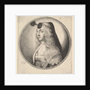 Woman with houpette on forehead turned to left, 1643 by Wenceslaus Hollar