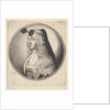 Woman with houpette on forehead turned to left, 1643 by Wenceslaus Hollar