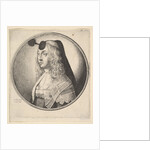 Woman with houpette on forehead turned to left, 1643 by Wenceslaus Hollar