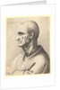 Man with stern expression in profile to left, 1645 by Wenceslaus Hollar