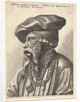 Bearded man with chain necklace, 1647 by Wenceslaus Hollar