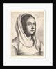 Young woman with a scarf on her head, after Bonsignori, 1645 by Wenceslaus Hollar