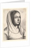 Young woman with a scarf on her head, after Bonsignori, 1645 by Wenceslaus Hollar