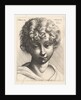 Head of a young girl, 1645 by Wenceslaus Hollar