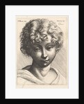 Head of a young girl, 1645 by Wenceslaus Hollar
