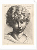 Head of a young girl, 1645 by Wenceslaus Hollar