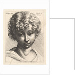 Head of a young girl, 1645 by Wenceslaus Hollar