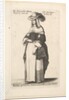 Mulier primaria Antuerpiensis, in ornatus domestic by Wenceslaus Hollar