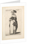 Mulier primaria Antuerpiensis, in ornatus domestic by Wenceslaus Hollar