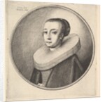 Woman with circular lace ruff, 1644 by Wenceslaus Hollar