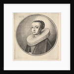 Woman with circular lace ruff, 1644 by Wenceslaus Hollar