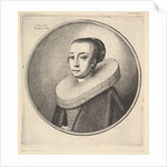 Woman with circular lace ruff, 1644 by Wenceslaus Hollar