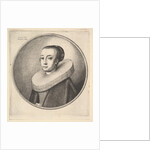 Woman with circular lace ruff, 1644 by Wenceslaus Hollar