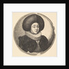 Woman with large circular fur hat and lace ruff, 1645 by Wenceslaus Hollar