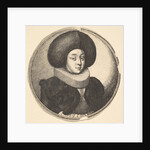Woman with large circular fur hat and lace ruff, 1645 by Wenceslaus Hollar