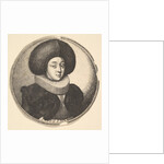 Woman with large circular fur hat and lace ruff, 1645 by Wenceslaus Hollar